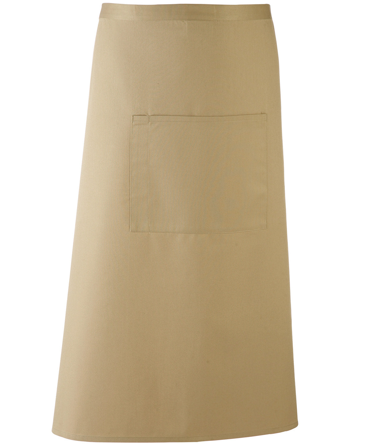 Premier PR158 Colours bar apron in Khaki
