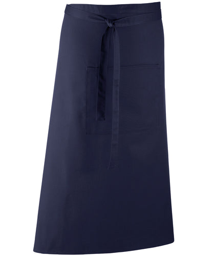 Premier PR158 Colours bar apron in Navy
