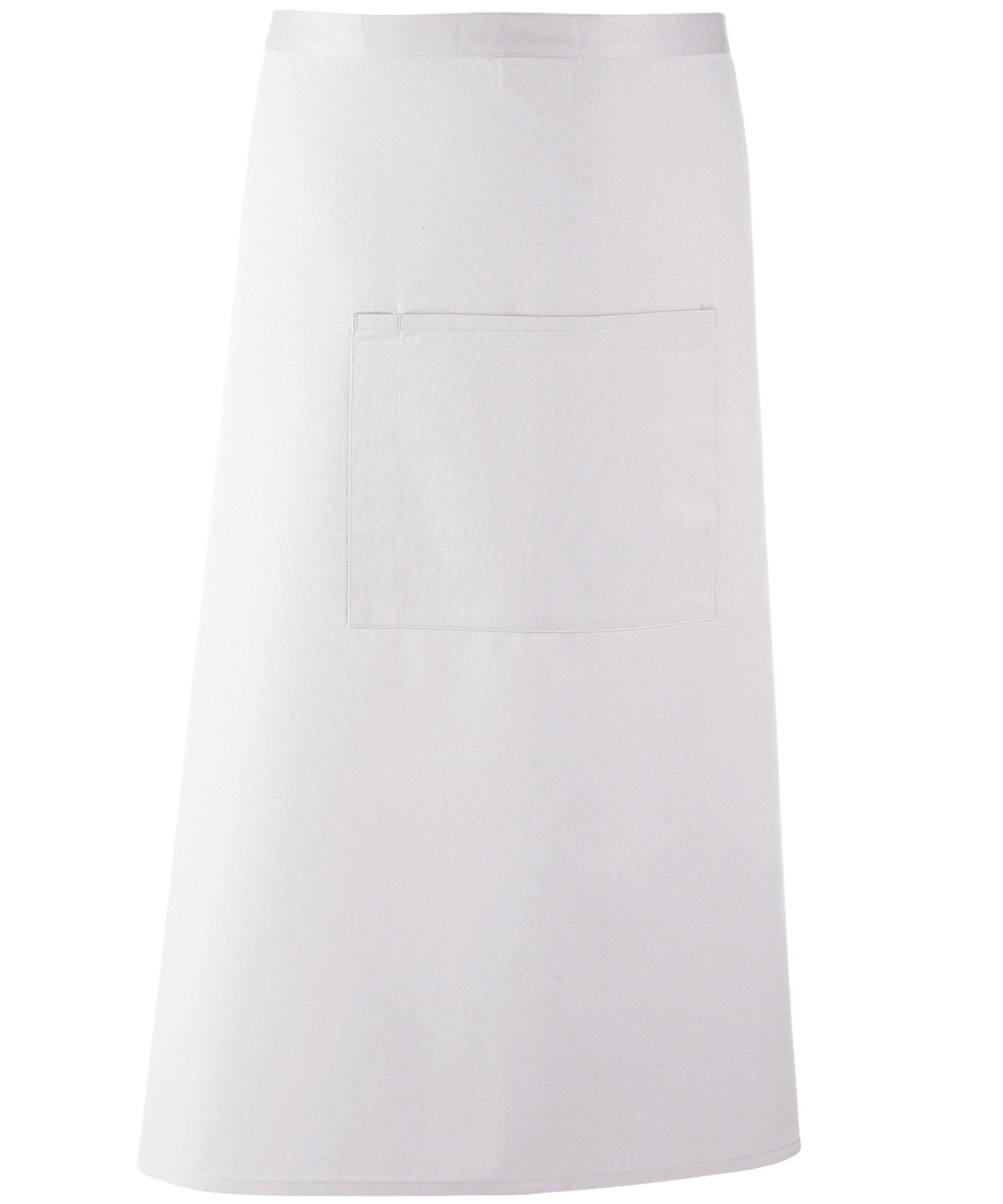 Premier PR158 Colours bar apron in White