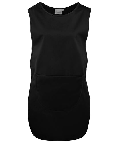 Premier PR172 Long length pocket tabard in Black