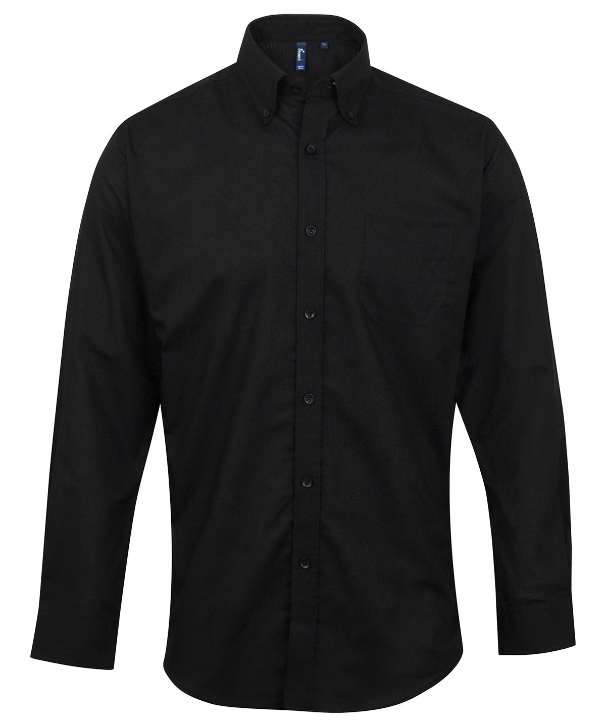 Premier PR234 Signature Oxford long sleeve shirt in Black