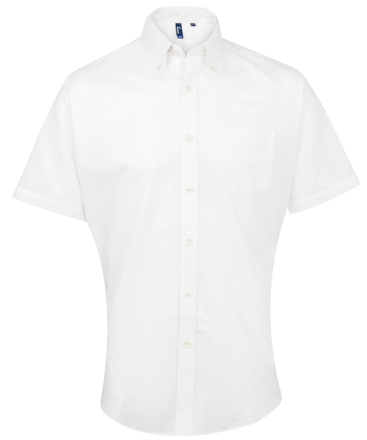 Premier PR236 Signature Oxford short sleeve shirt in White