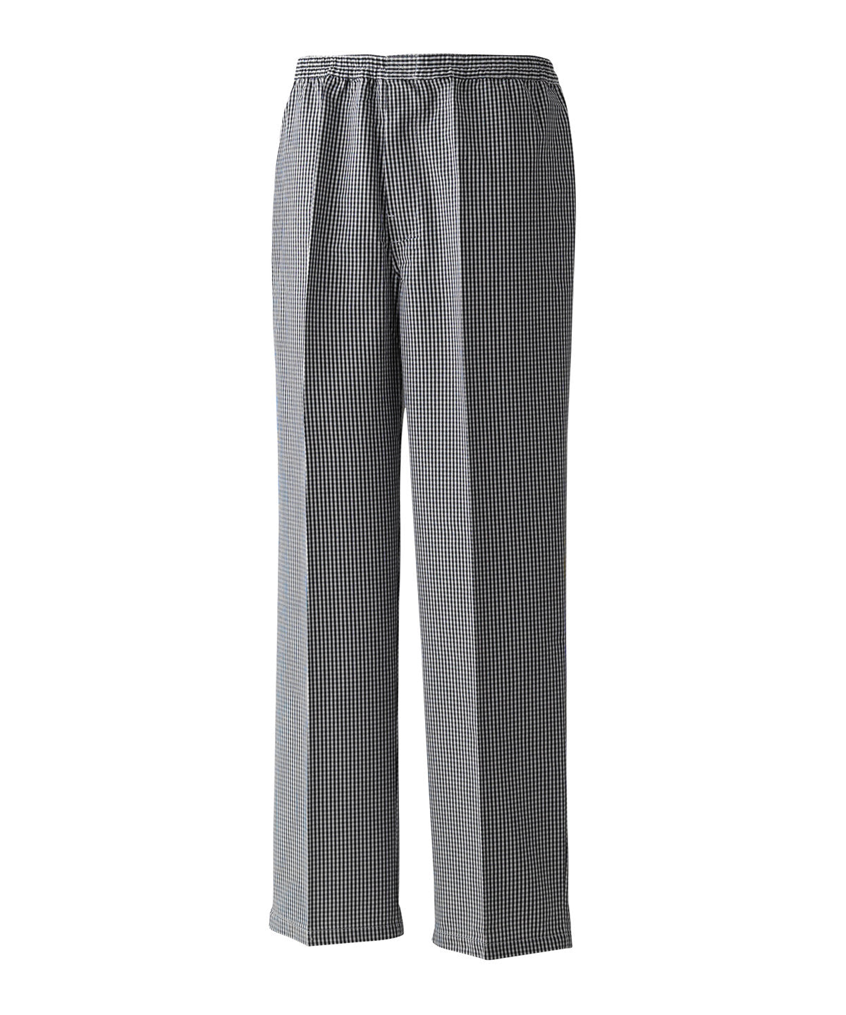 Premier PR552 Pull-on chef’s trousers in Black/White