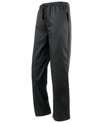 Premier PR553 Essential chef's trousers in Black*