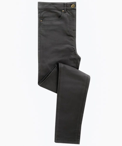 Premier PR570 Women's performance chino jeans in Charcoal