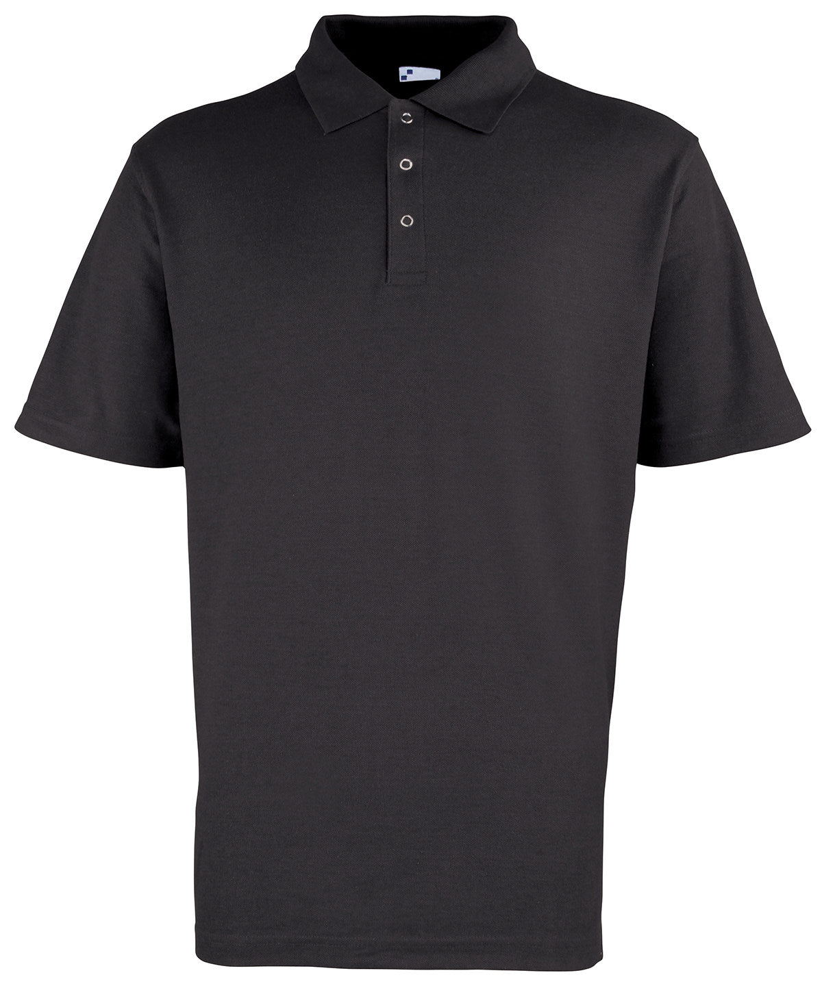 Premier PR610 Studded polo in Black