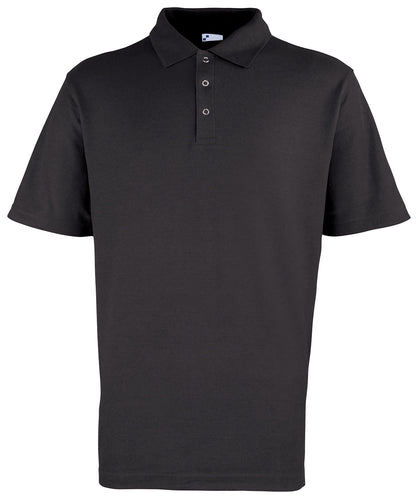 Premier PR610 Studded polo in Black