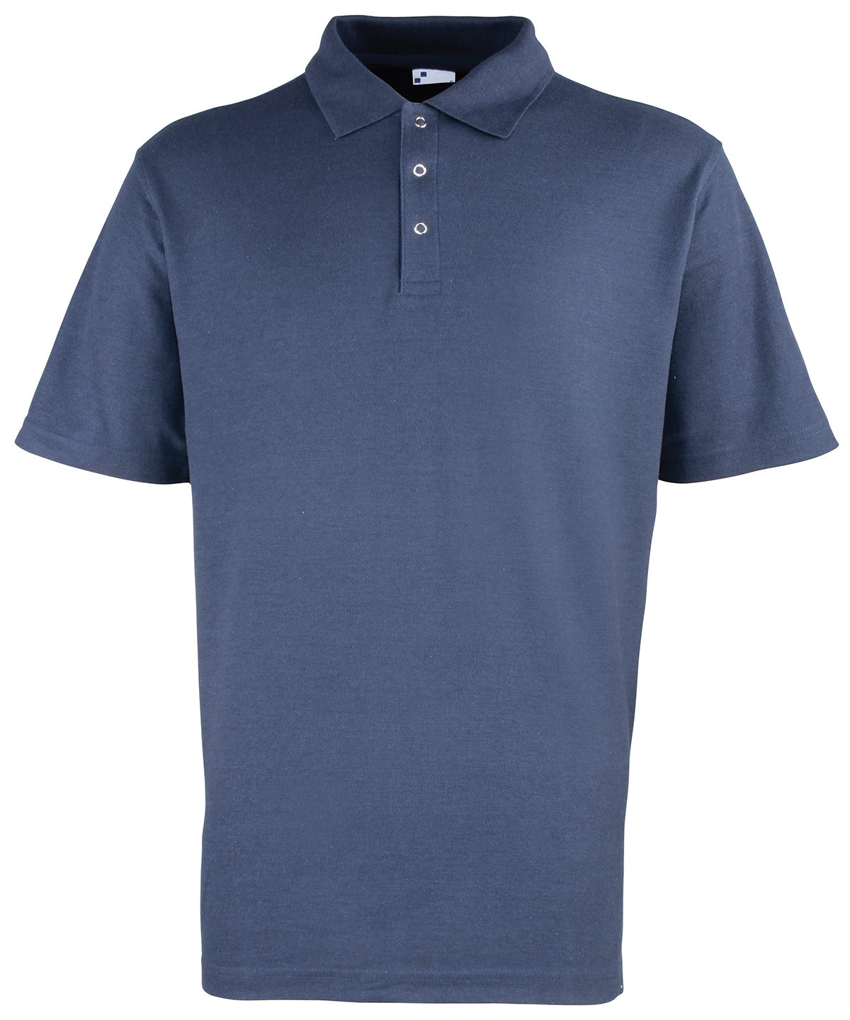 Premier PR610 Studded polo in Navy