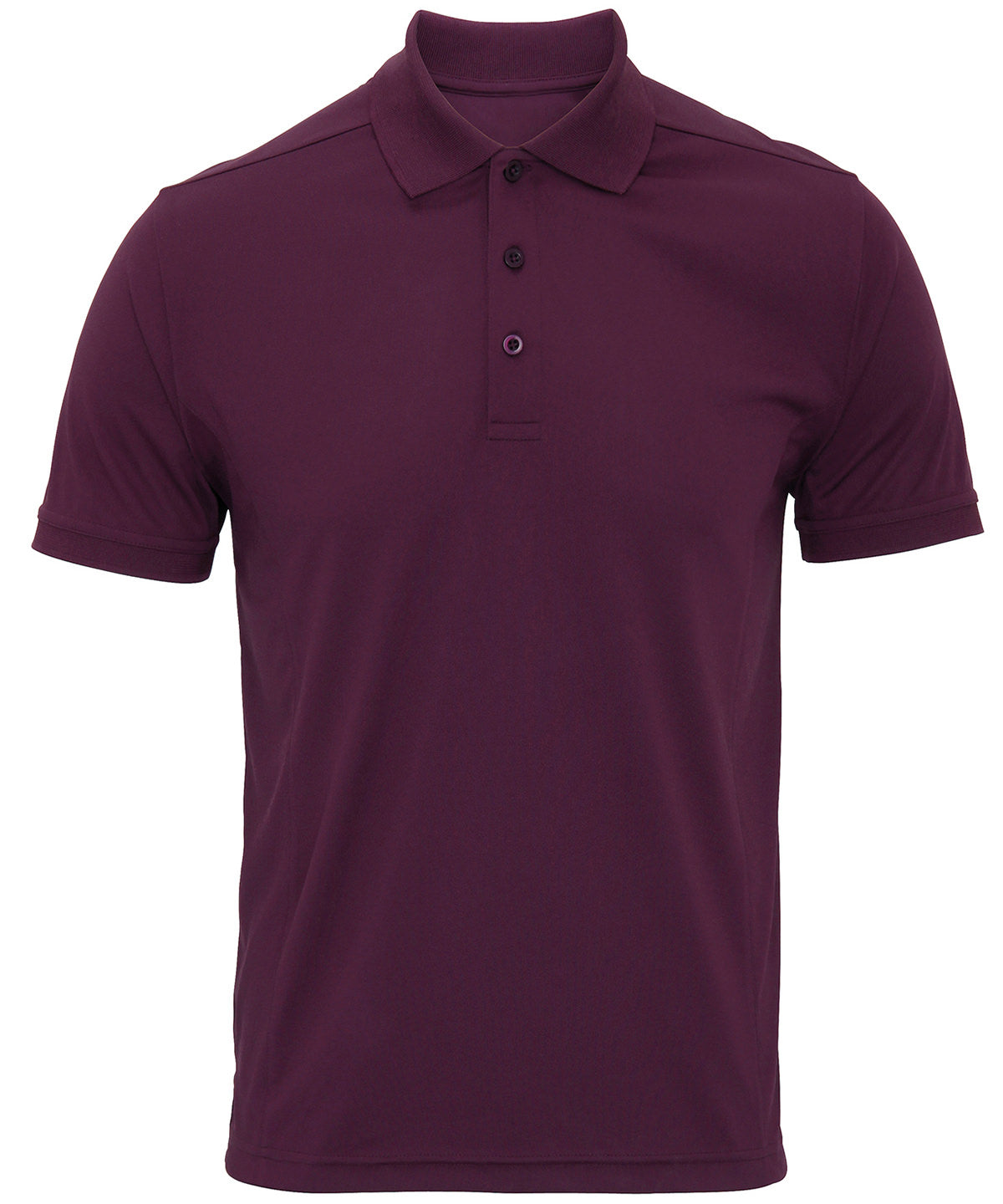 Premier PR615 Coolchecker® piqué polo in Aubergine
