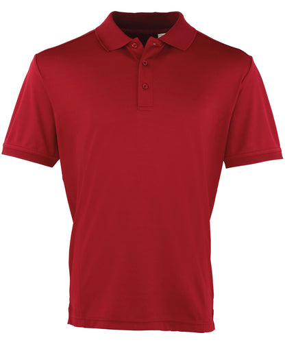Premier PR615 Coolchecker® piqué polo in Burgundy