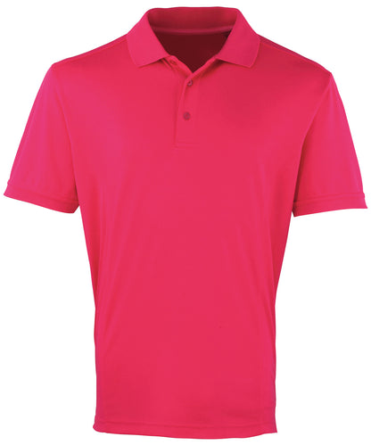 Premier PR615 Coolchecker® piqué polo in Hot Pink