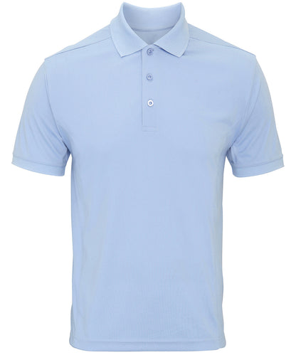 Premier PR615 Coolchecker® piqué polo in Light Blue