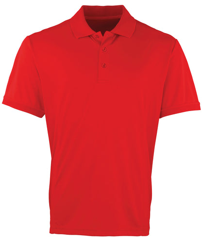 Premier PR615 Coolchecker® piqué polo in Red*