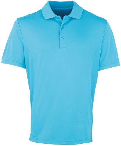 Premier PR615 Coolchecker® piqué polo in Turquoise