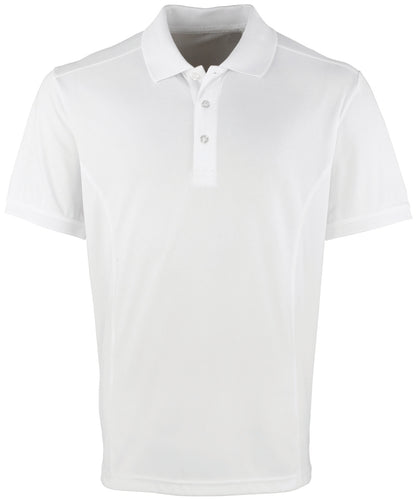 Premier PR615 Coolchecker® piqué polo in White