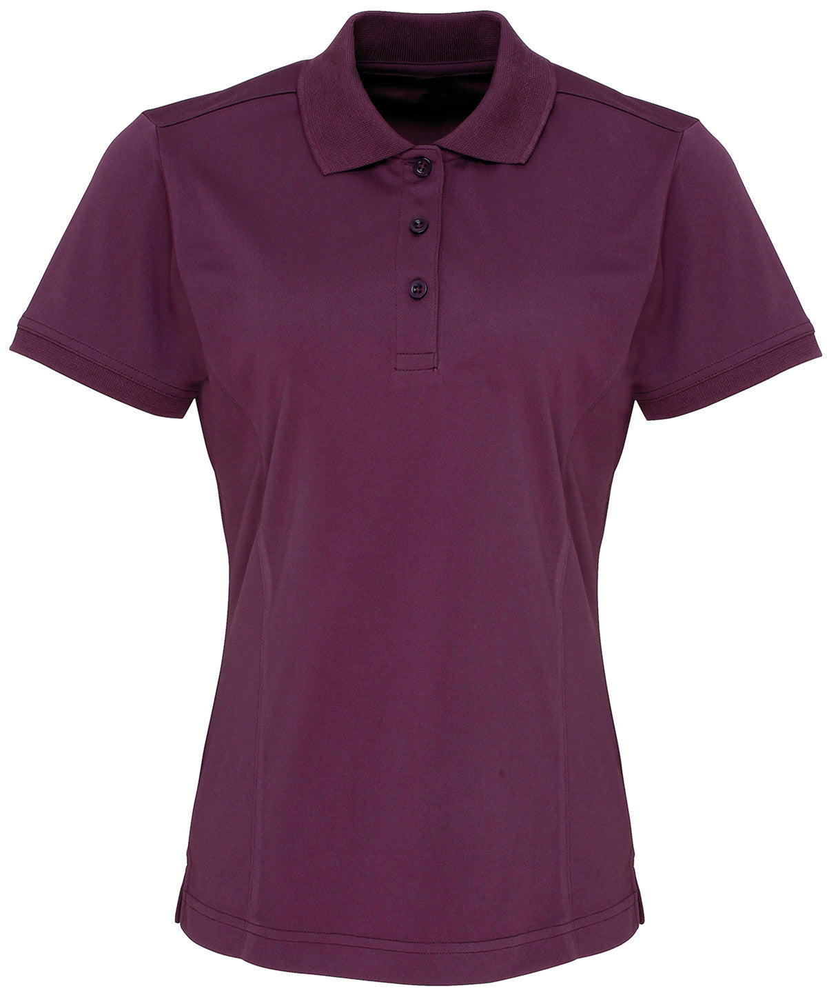 Premier PR616 Women's Coolchecker® piqué polo in Aubergine