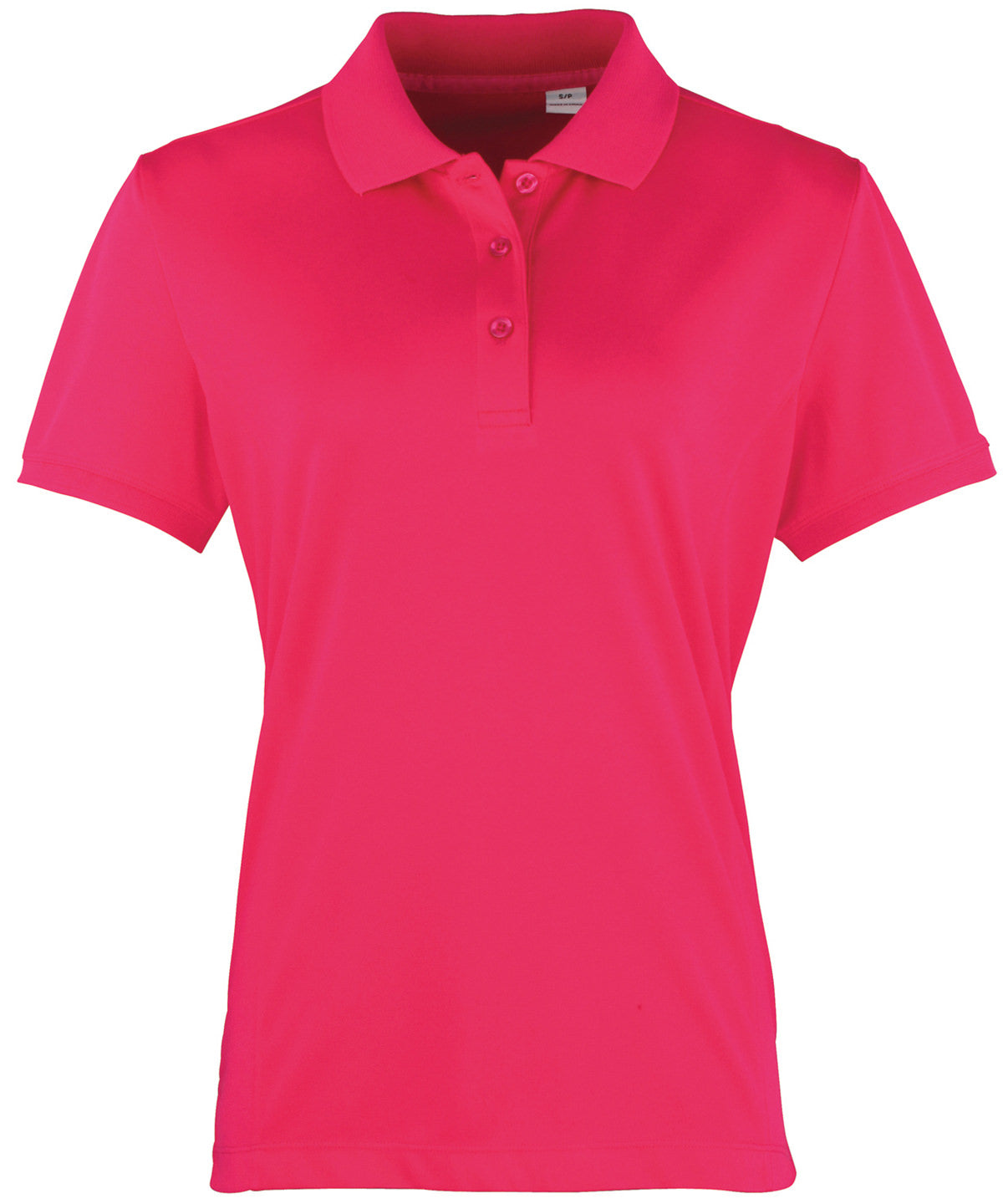 Premier PR616 Women's Coolchecker® piqué polo in Hot Pink