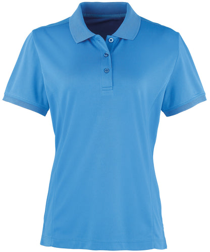 Premier PR616 Women's Coolchecker® piqué polo in Sapphire