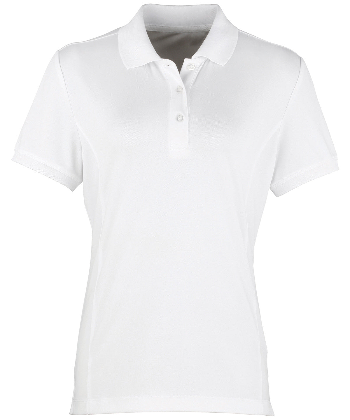 Premier PR616 Women's Coolchecker® piqué polo in White