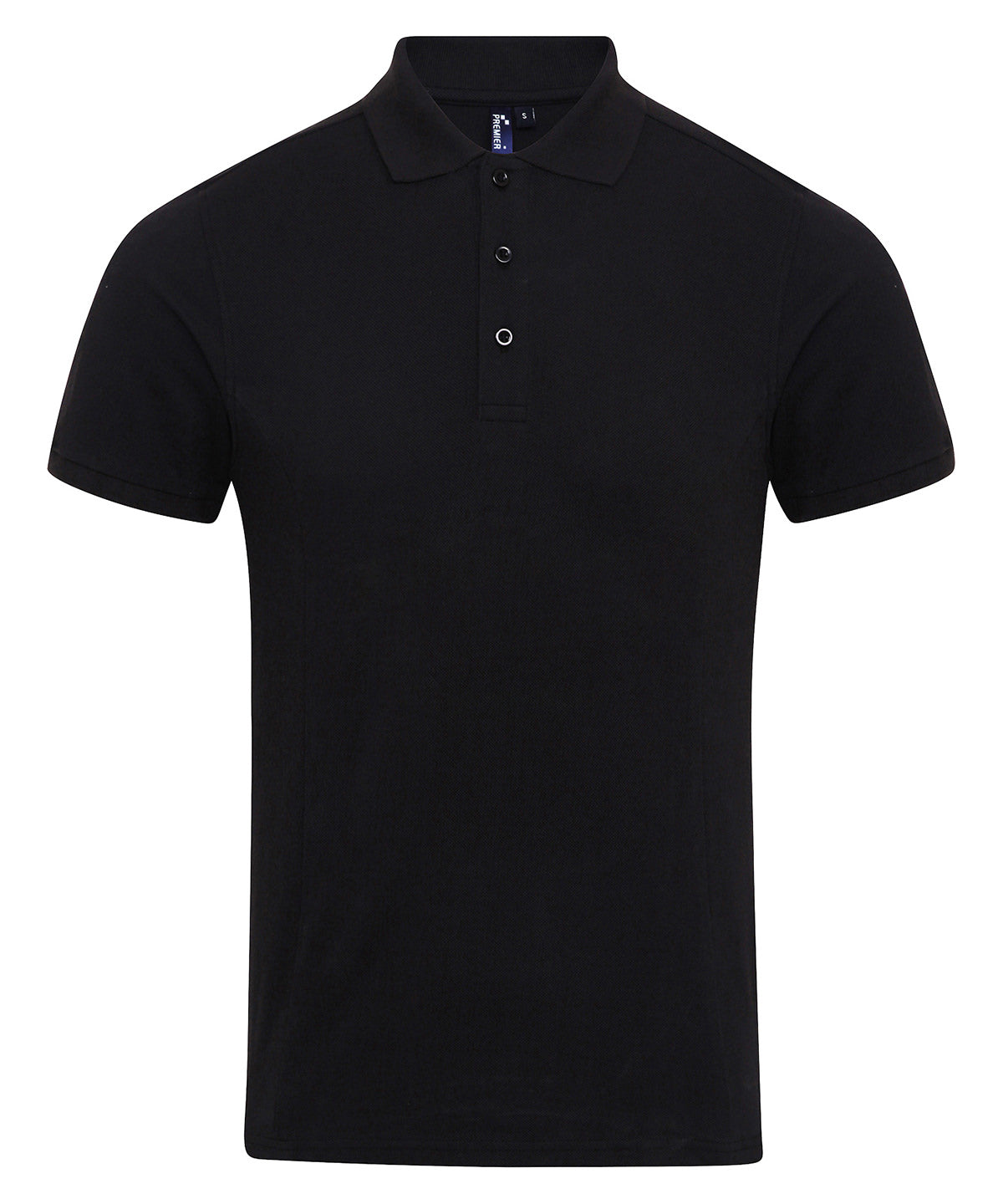 Premier PR630 Coolchecker® plus piqué polo in Black*