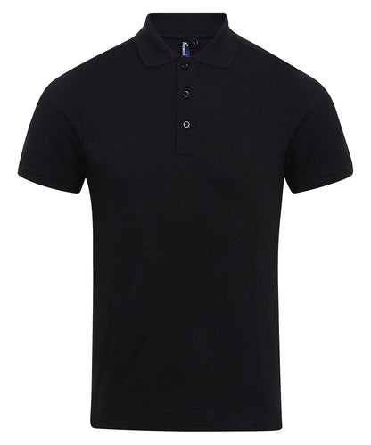 Premier PR630 Coolchecker® plus piqué polo in Black*