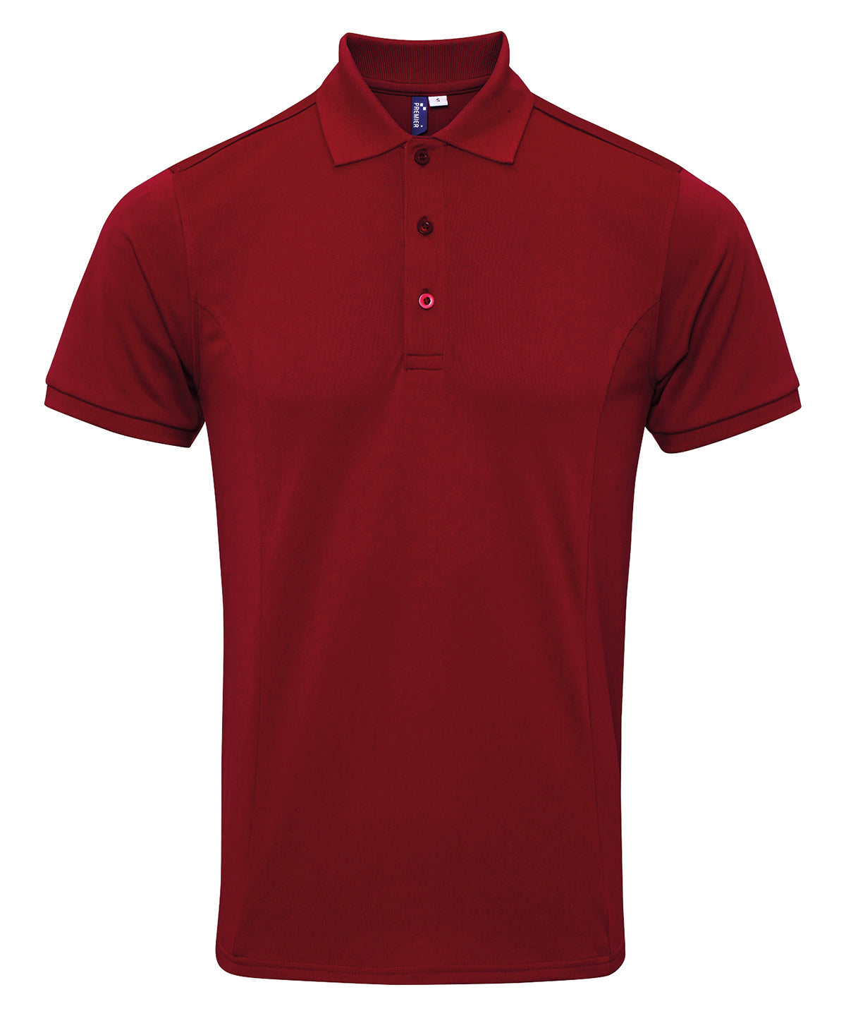 Premier PR630 Coolchecker® plus piqué polo in Burgundy