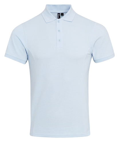 Premier PR630 Coolchecker® plus piqué polo in Light Blue