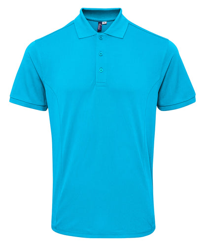 Premier PR630 Coolchecker® plus piqué polo in Turquoise