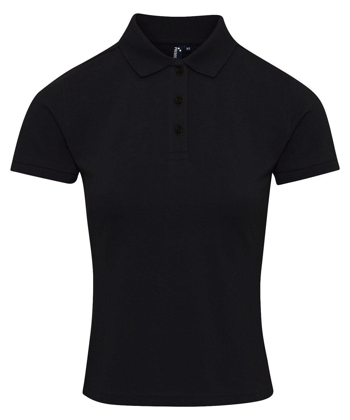 Premier PR632 Women's Coolchecker® plus piqué polo in Black*