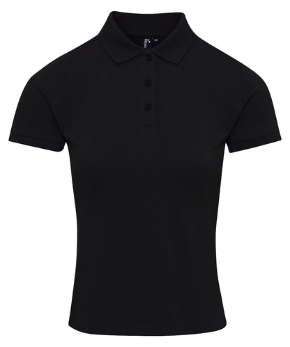 Premier PR632 Women's Coolchecker® plus piqué polo in Black*