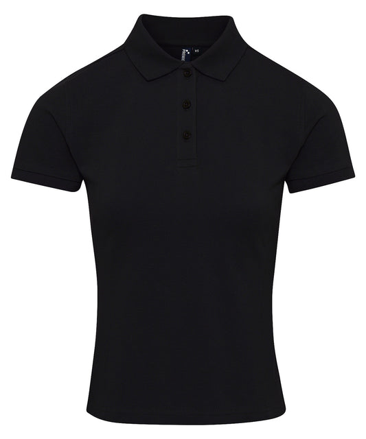 Premier PR632 Women's Coolchecker® plus piqué polo in Black*