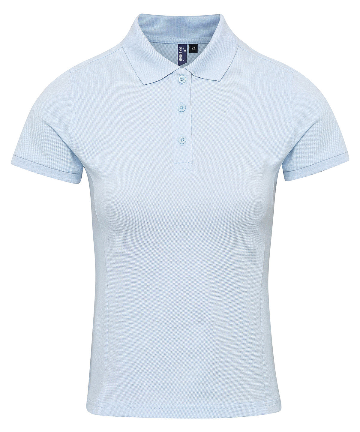 Premier PR632 Women's Coolchecker® plus piqué polo in Light Blue