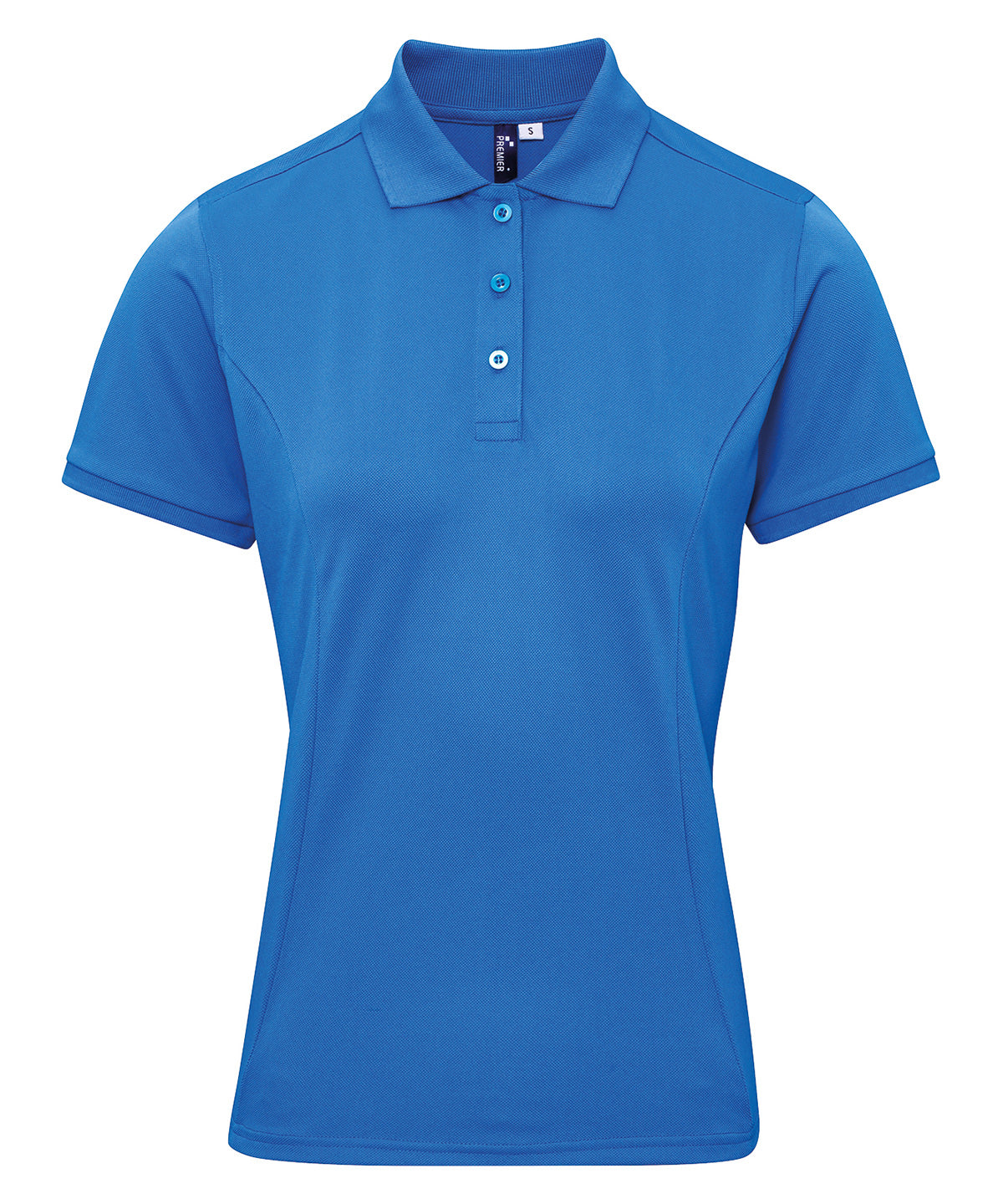 Premier PR632 Women's Coolchecker® plus piqué polo in Sapphire