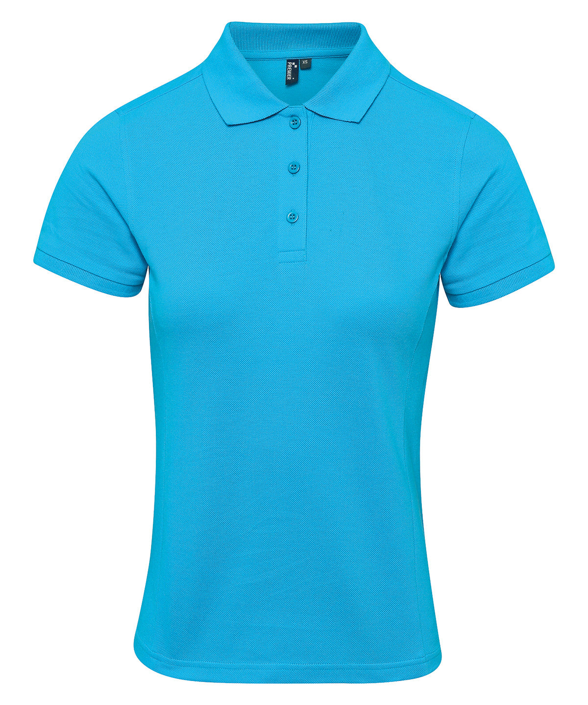 Premier PR632 Women's Coolchecker® plus piqué polo in Turquoise