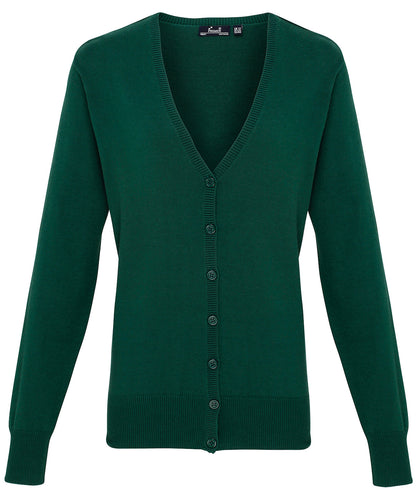 Premier PR697 Women's button-through knitted cardigan