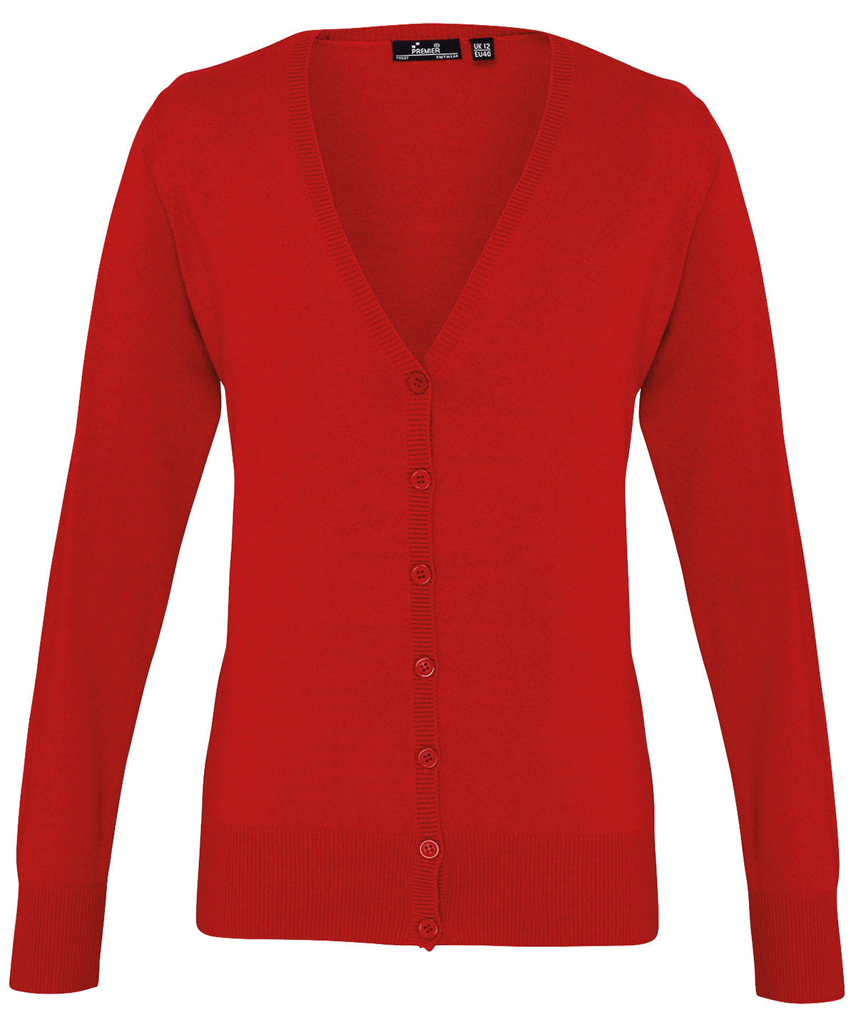 Premier PR697 Women's button-through knitted cardigan