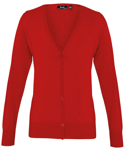 Premier PR697 Women's button-through knitted cardigan