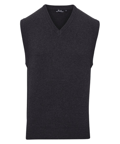 Premier PR699 Sleeveless knitted sweater in Charcoal