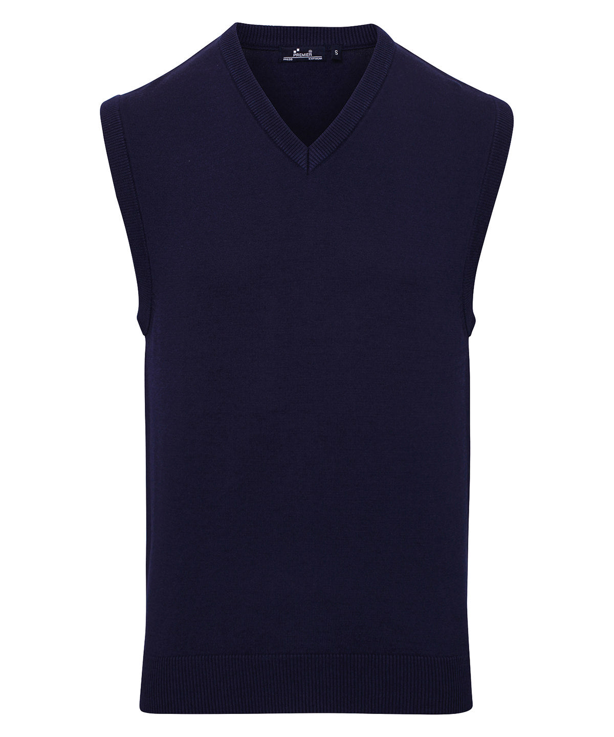 Premier PR699 Sleeveless knitted sweater in Navy