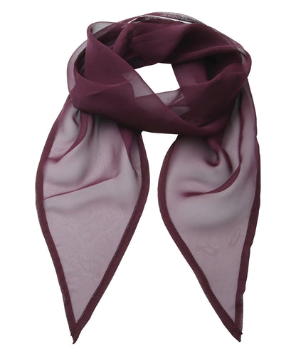 Premier PR740 'Colours' Chiffon scarf in Aubergine