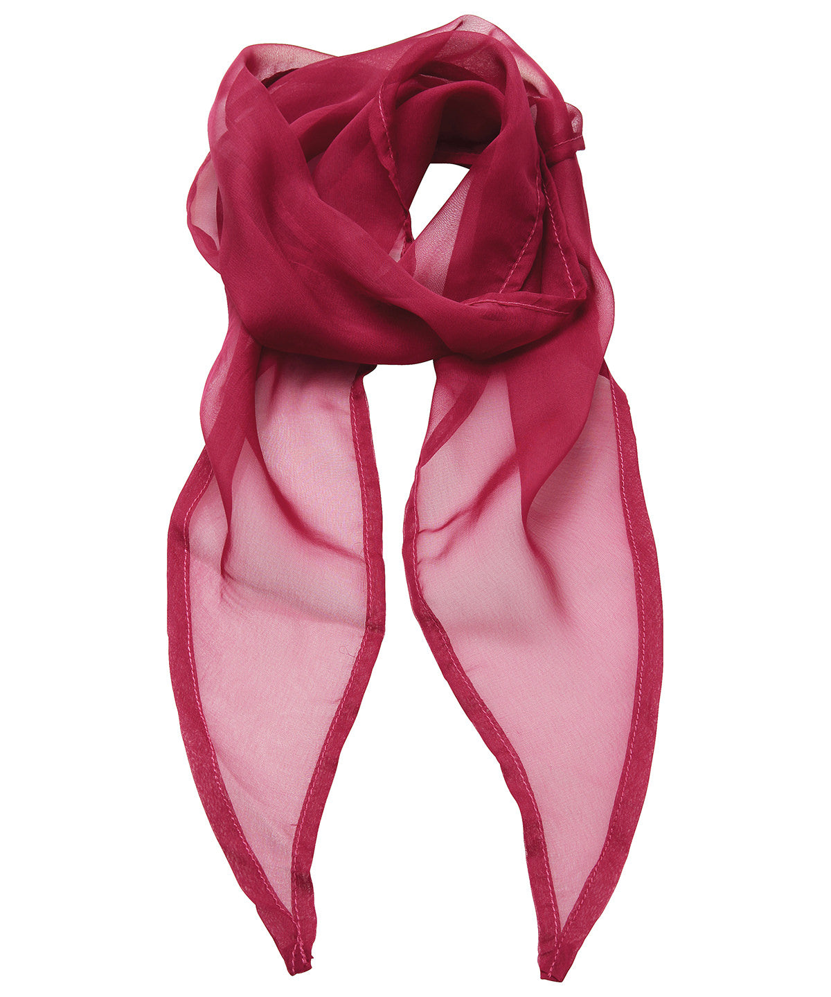 Premier PR740 'Colours' Chiffon scarf in Hot Pink