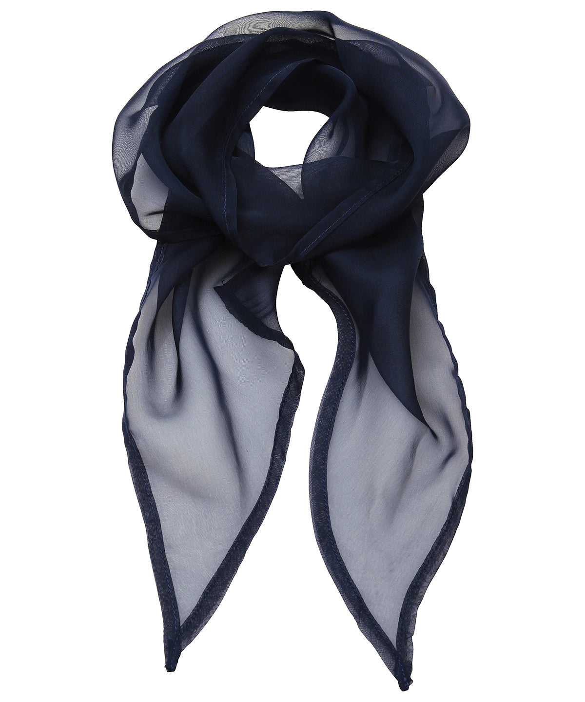 Premier PR740 'Colours' Chiffon scarf in Navy