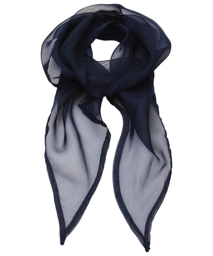 Premier PR740 'Colours' Chiffon scarf in Navy