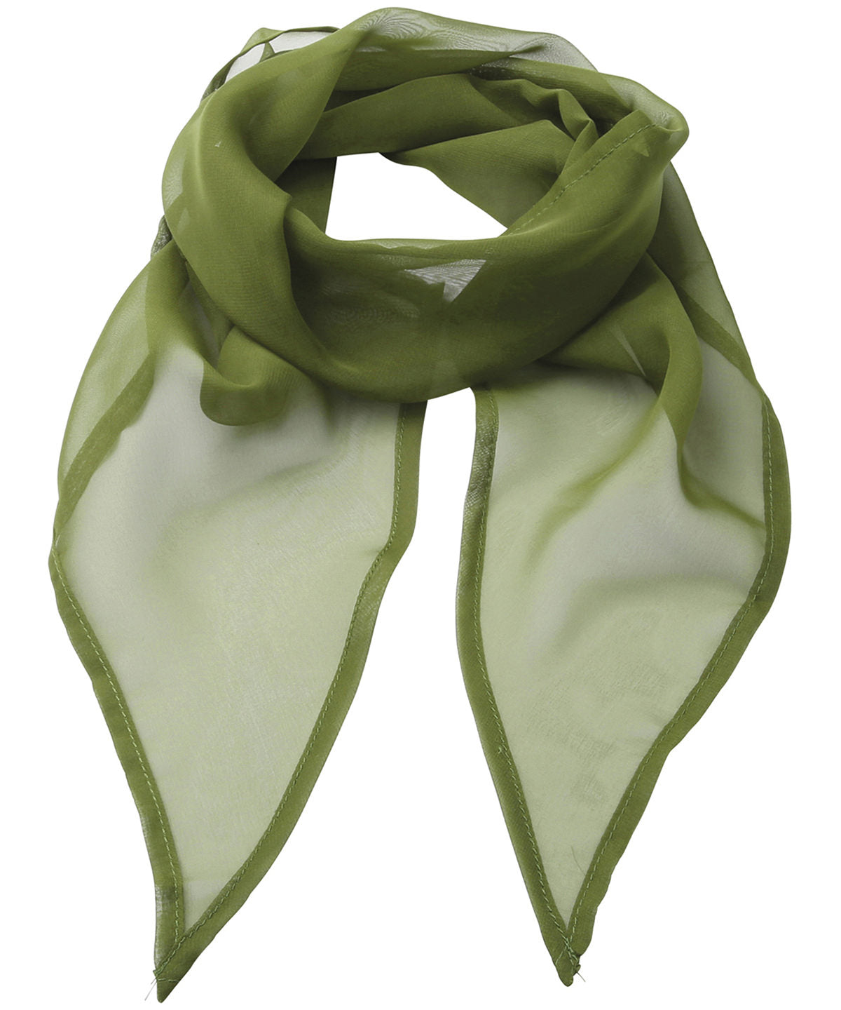 Premier PR740 'Colours' Chiffon scarf in Oasis Green