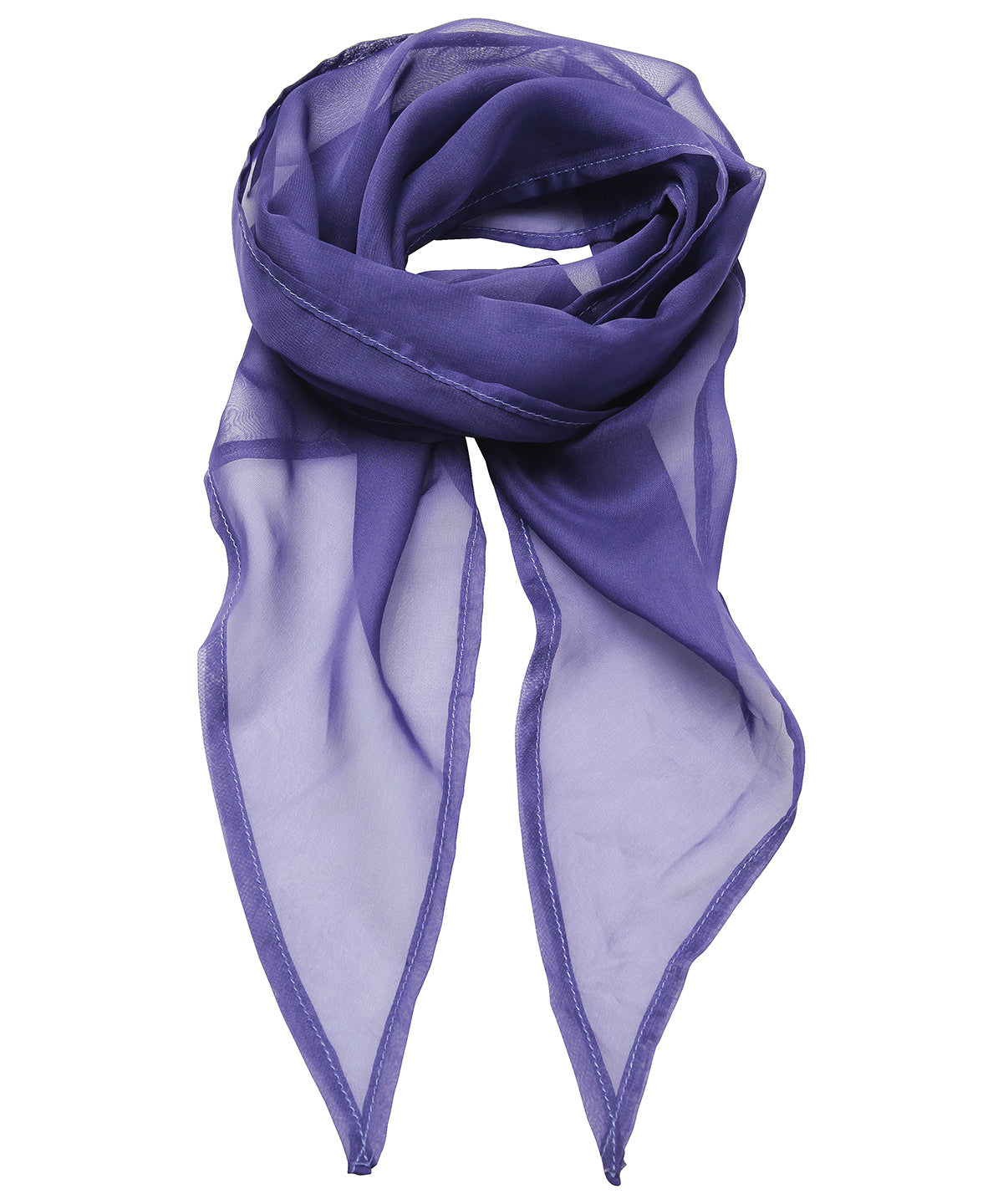 Premier PR740 'Colours' Chiffon scarf in Purple
