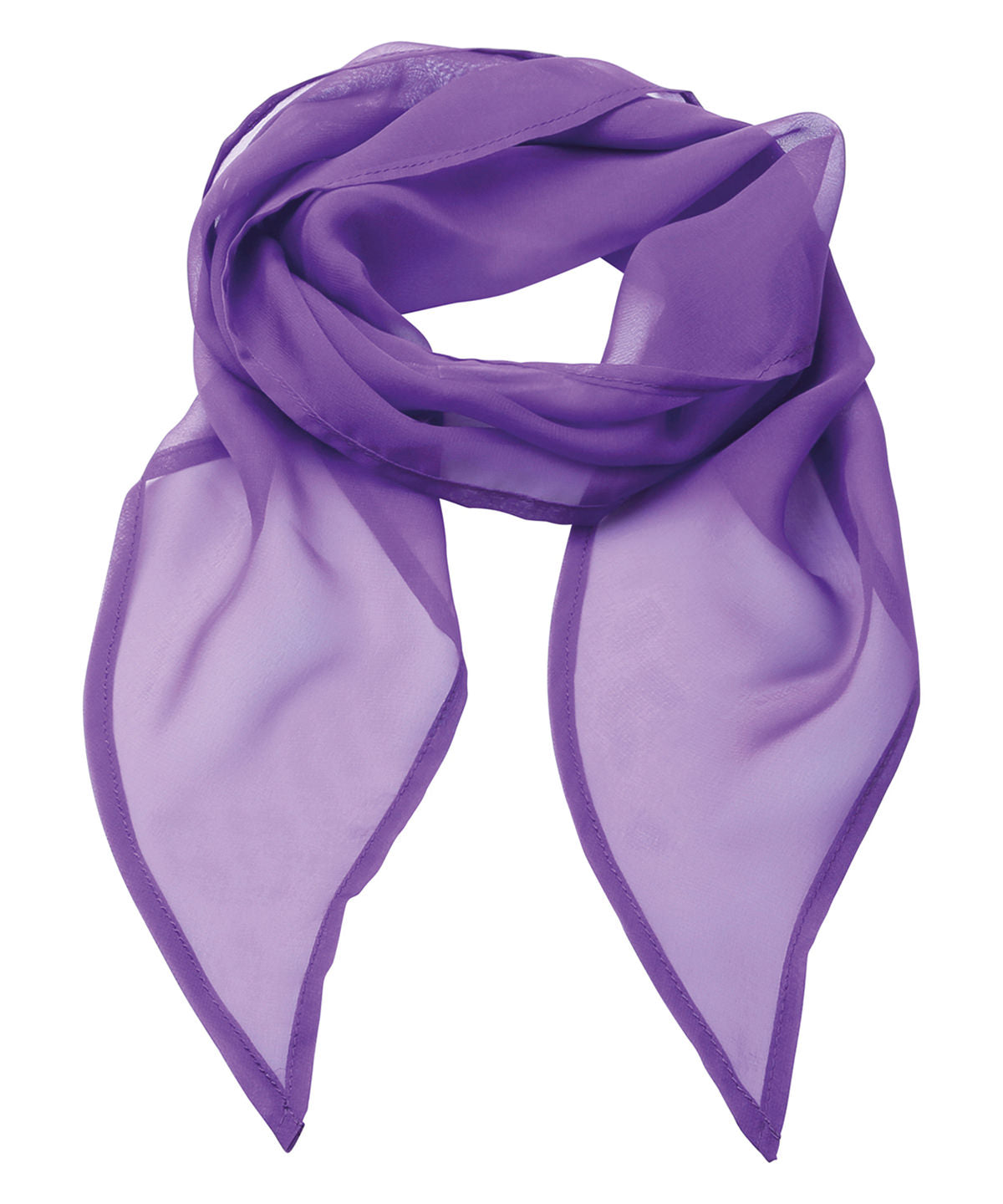 Premier PR740 'Colours' Chiffon scarf in Rich Violet