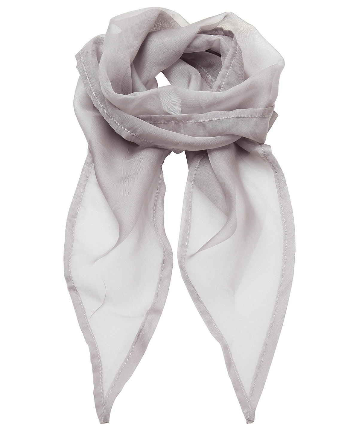 Premier PR740 'Colours' Chiffon scarf in Silver