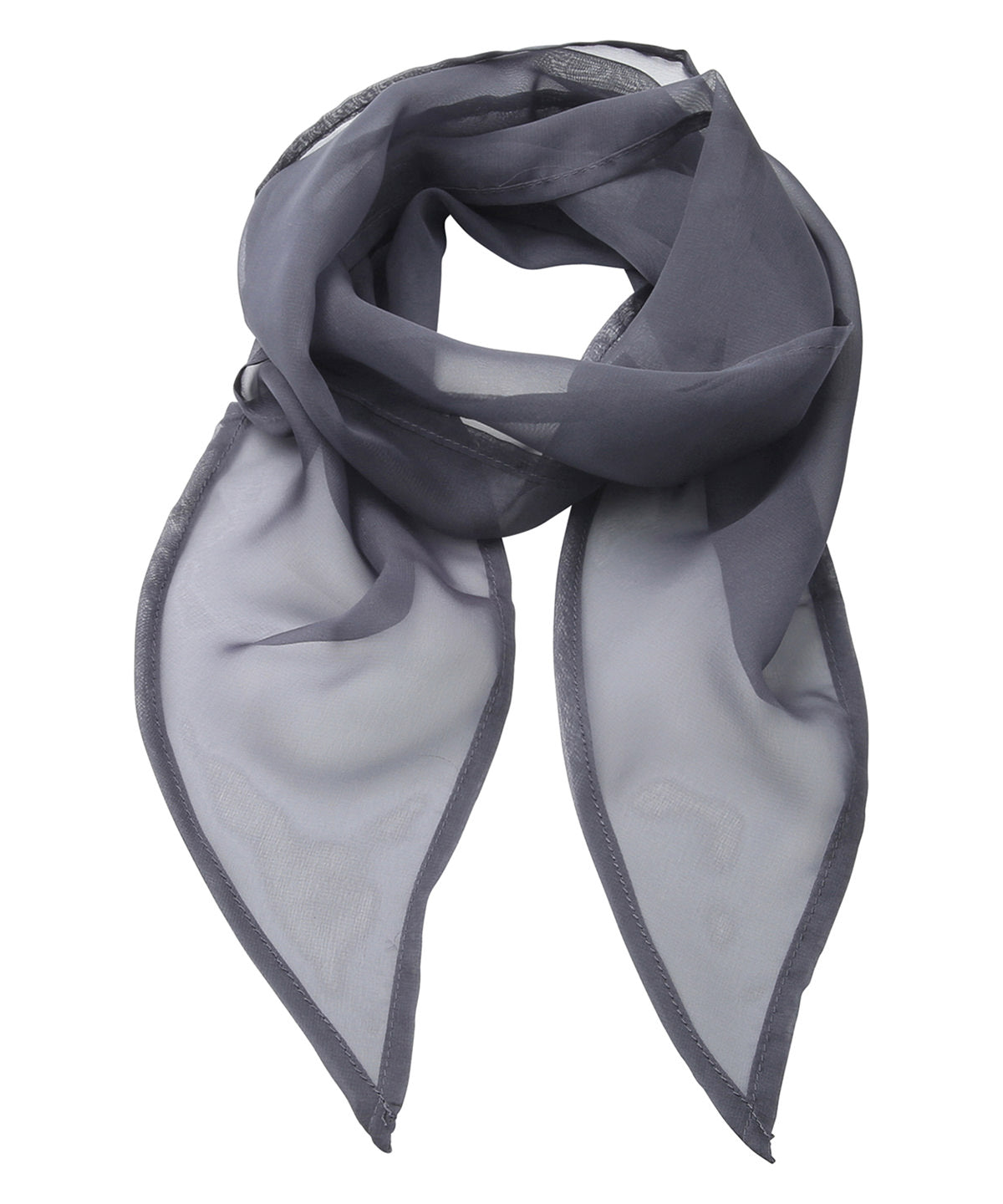 Premier PR740 'Colours' Chiffon scarf in Steel