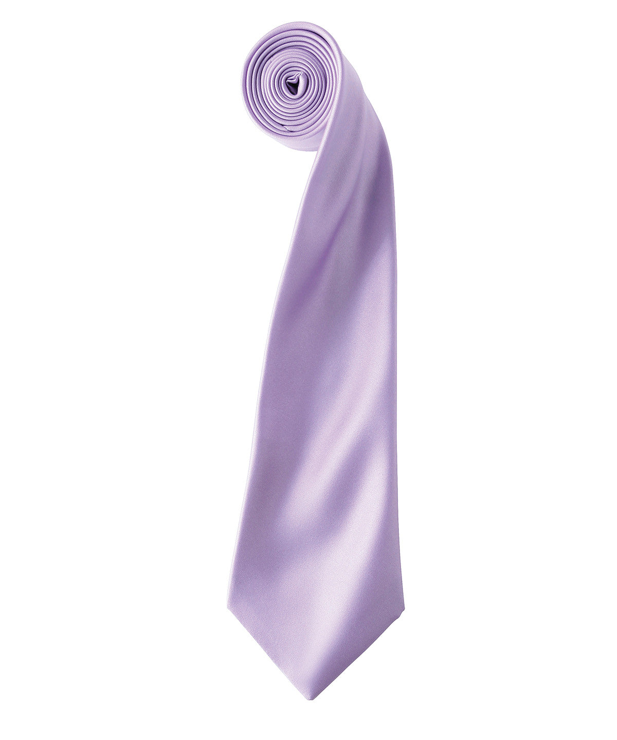 Premier PR750 'Colours' satin tie in Lilac