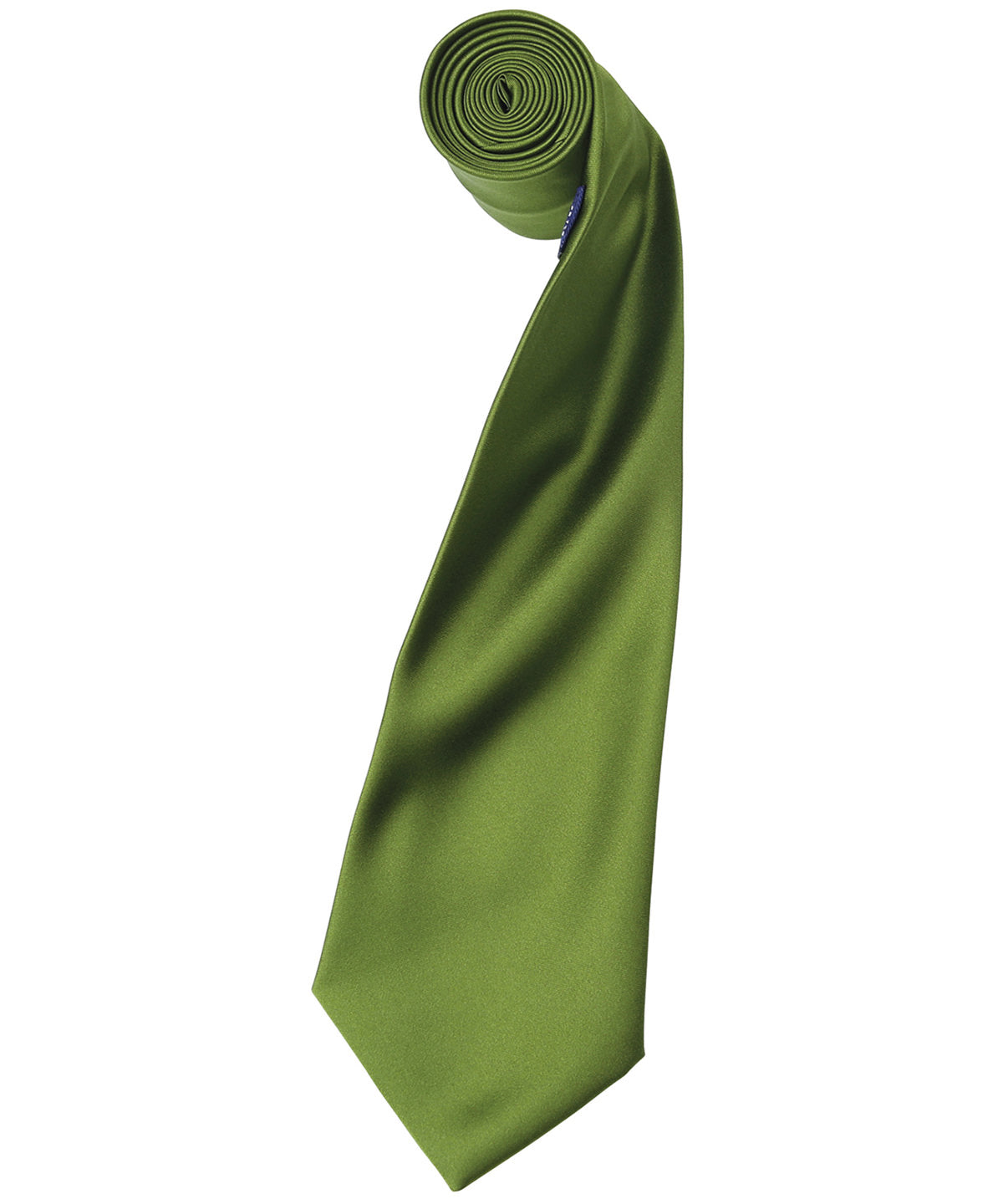 Premier PR750 'Colours' satin tie in Oasis Green